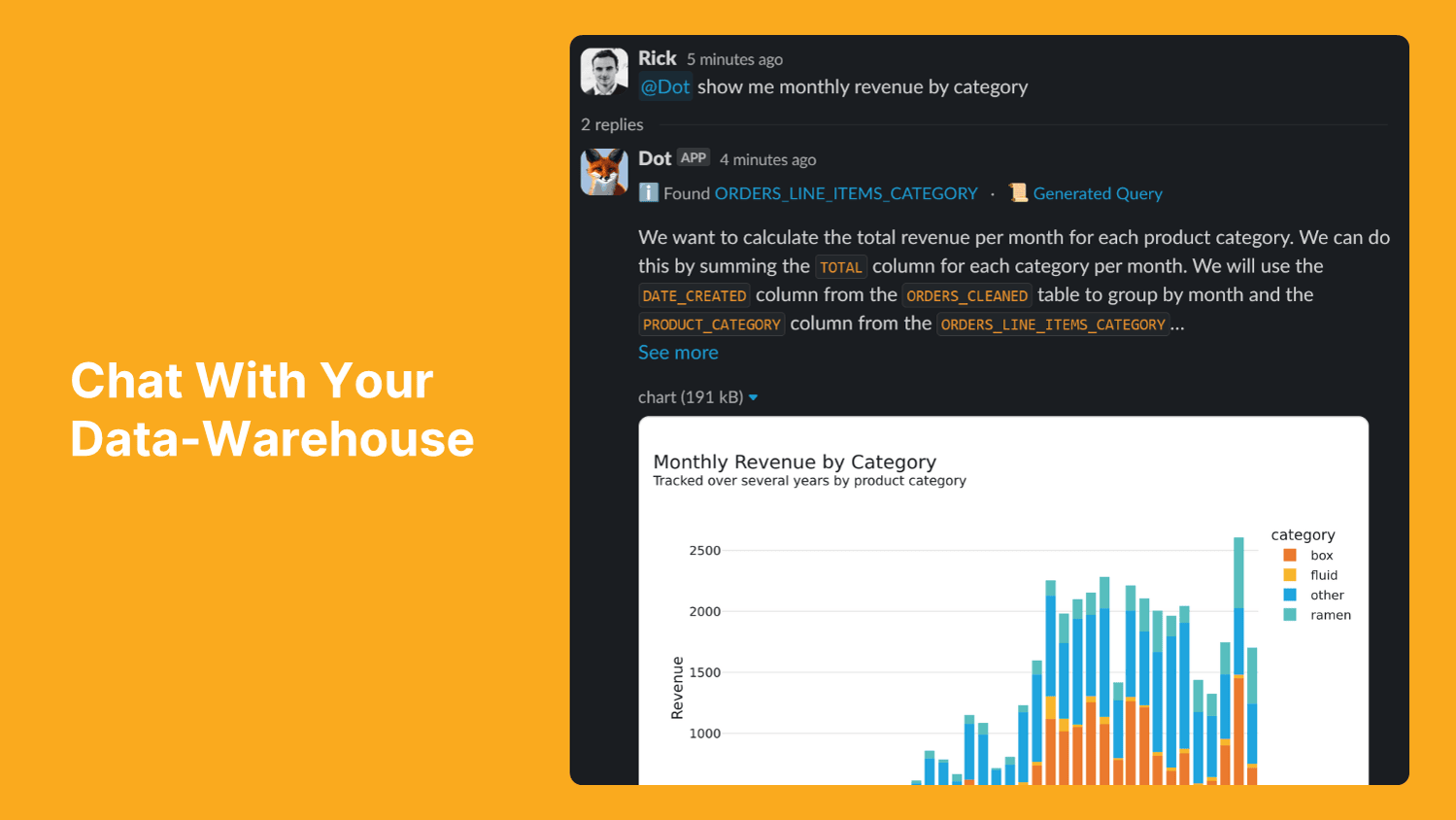 تهيئة اتصال ClickHouse في Dot (الوضع الفاتح)