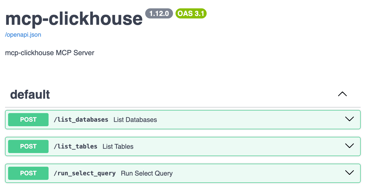 Endpoints OpenAPI
